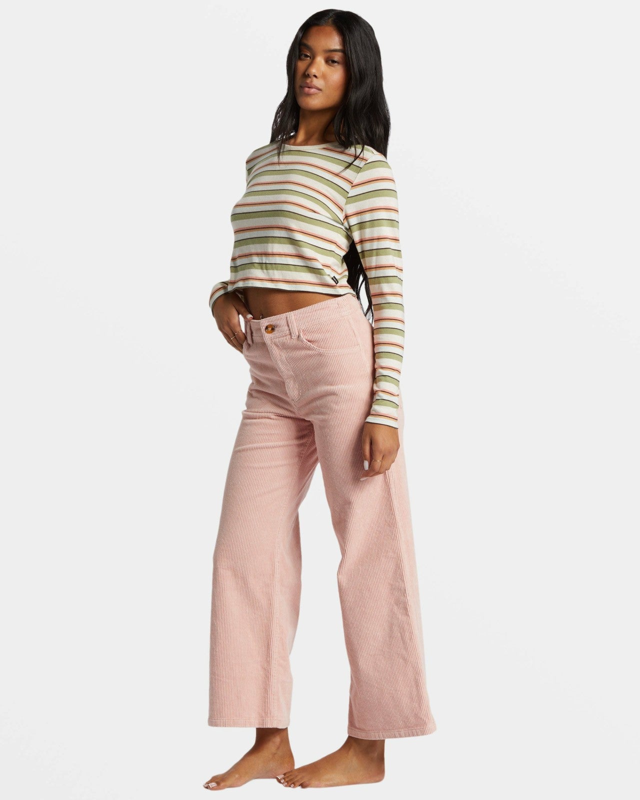 Be Free Corduroy Pants | Dusty Peach Billabong