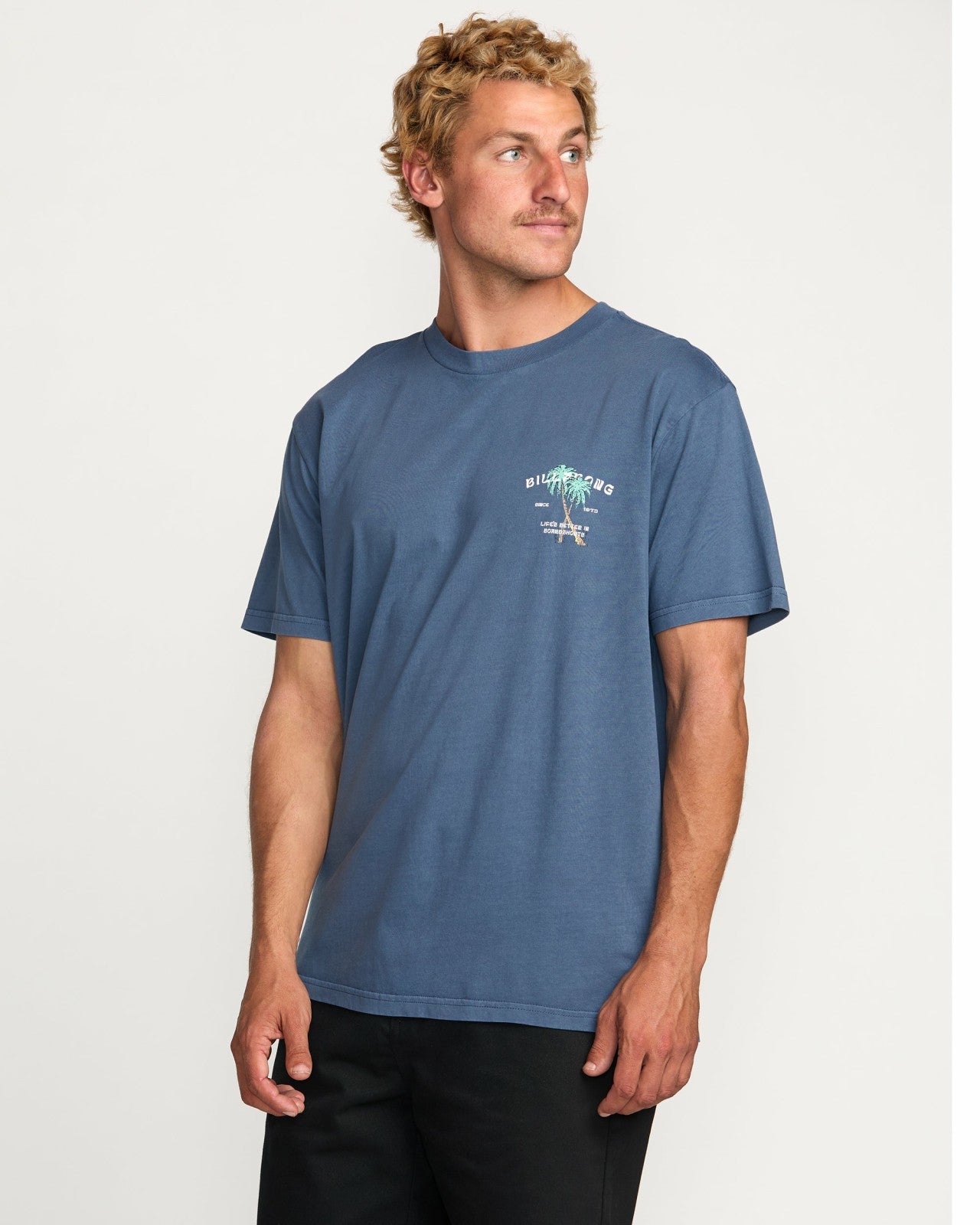Better Premium Wave Wash Tee | Deep Blue Billabong