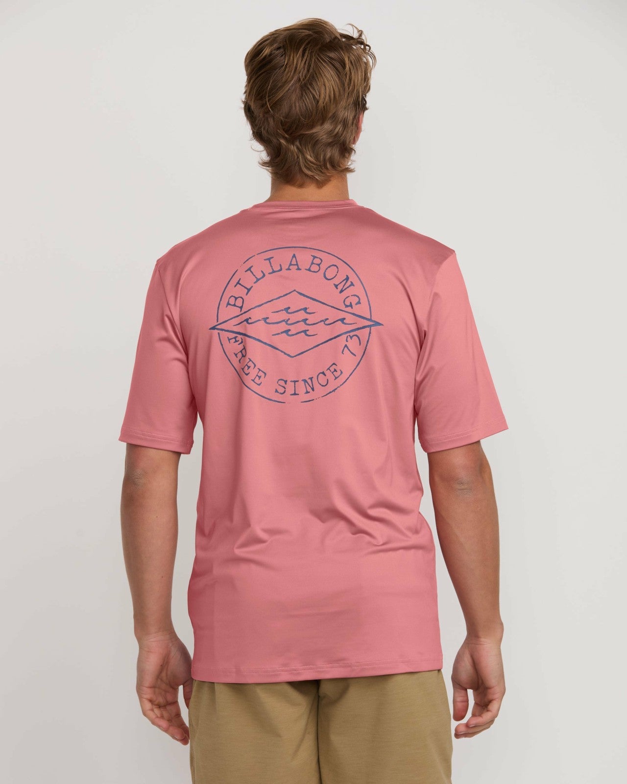 Big Dave Loose Fit Short Sleeve Surf Tee | Dusty Pink Billabong