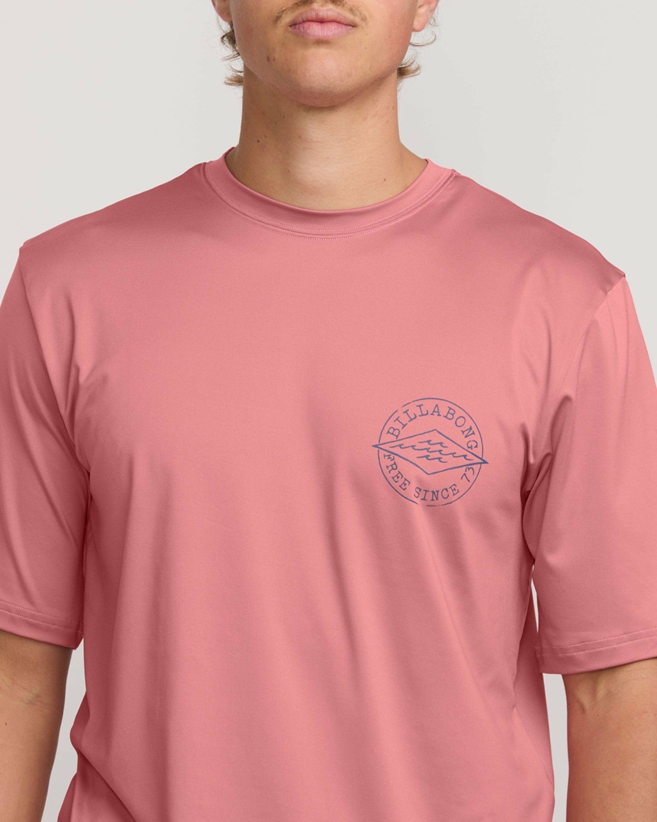 Big Dave Loose Fit Short Sleeve Surf Tee | Dusty Pink Billabong