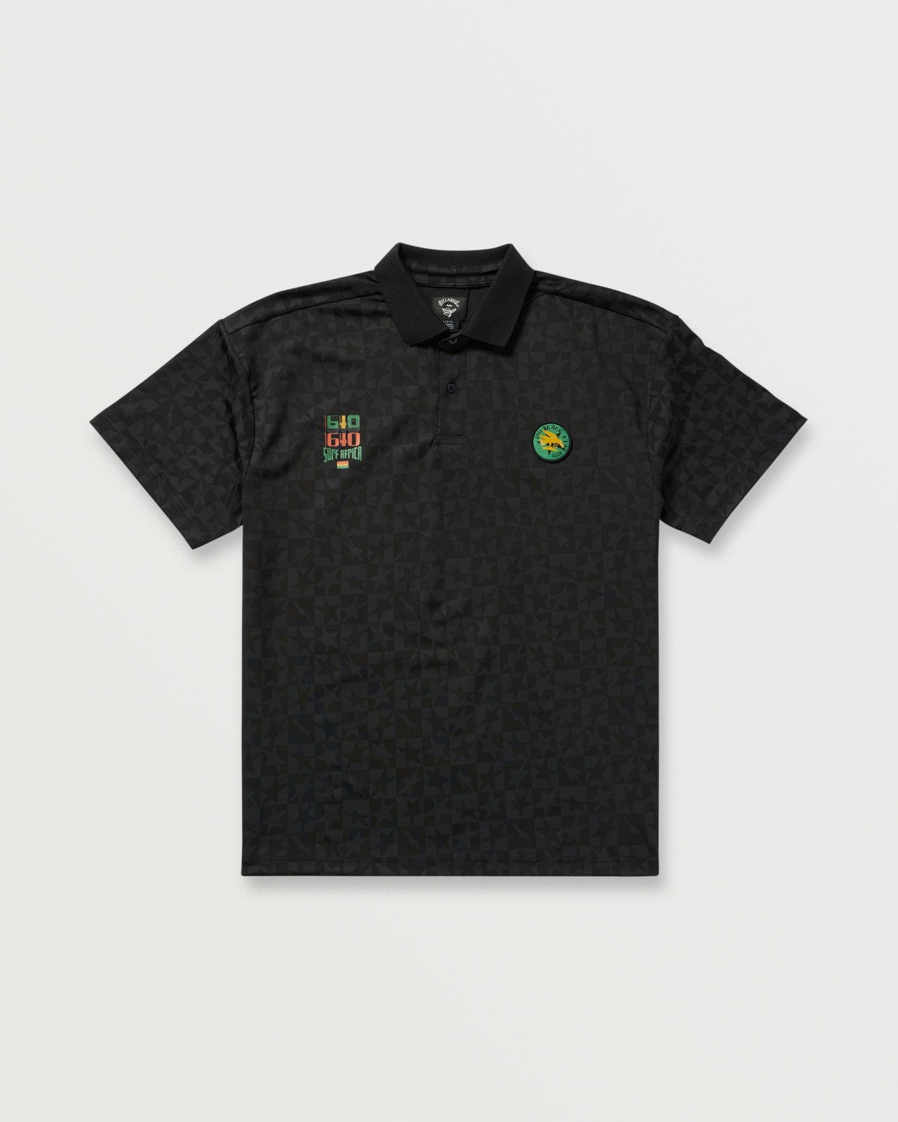 Billabong x Mami Wata Black Star Surf Club Short Sleeve Polo Shirt | B Billabong