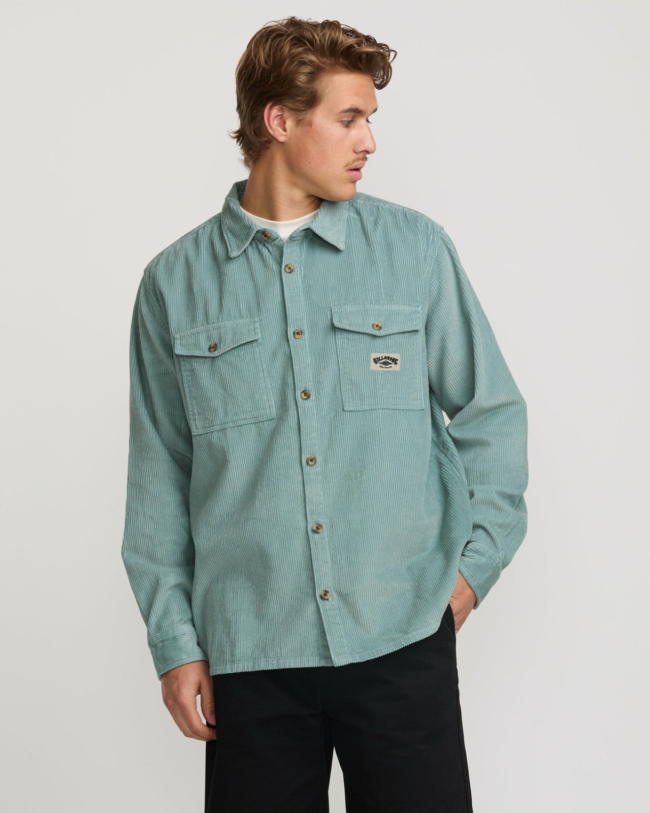 Bong Days Long Sleeve Shirt | Washed Blue Billabong