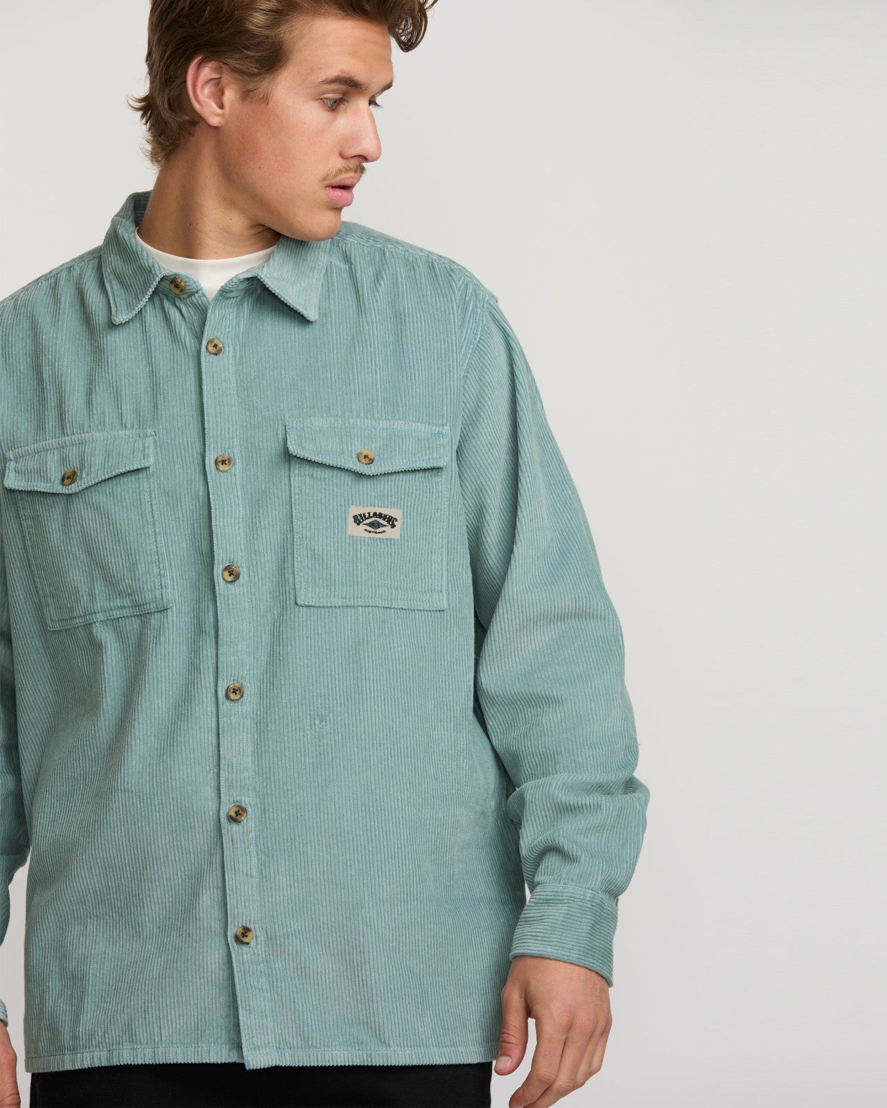 Bong Days Long Sleeve Shirt | Washed Blue Billabong