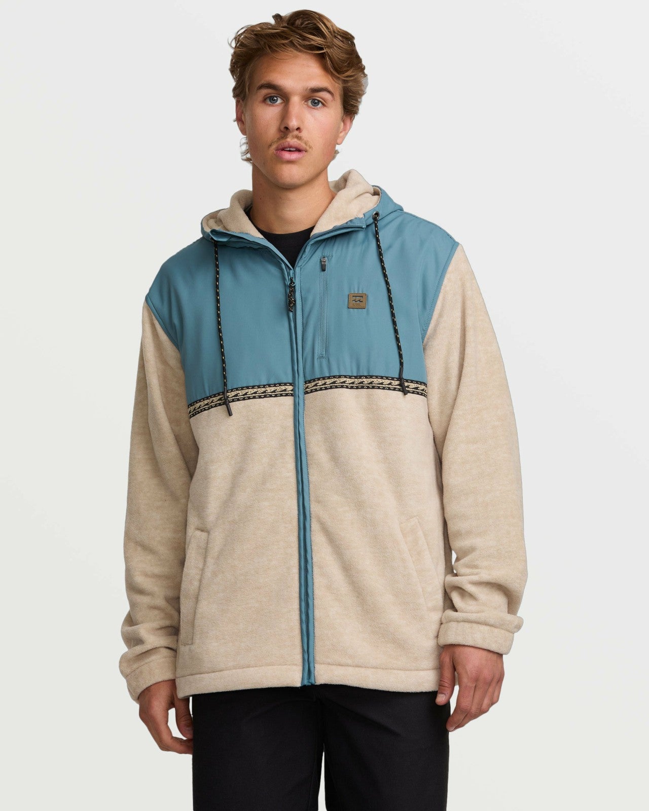 Boundary Lite Zip Sweatshirt | Bleached Sand Billabong