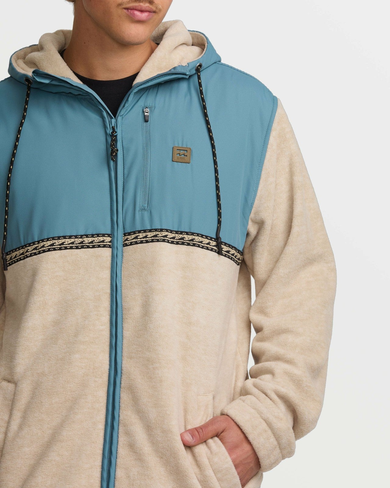 Boundary Lite Zip Sweatshirt | Bleached Sand Billabong