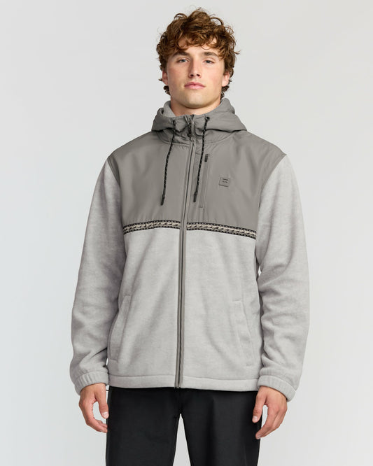 Boundary Lite Zip Sweatshirt | Gray Heather Billabong