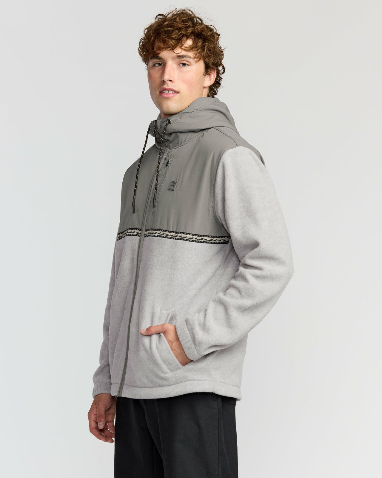 Boundary Lite Zip Sweatshirt | Gray Heather Billabong