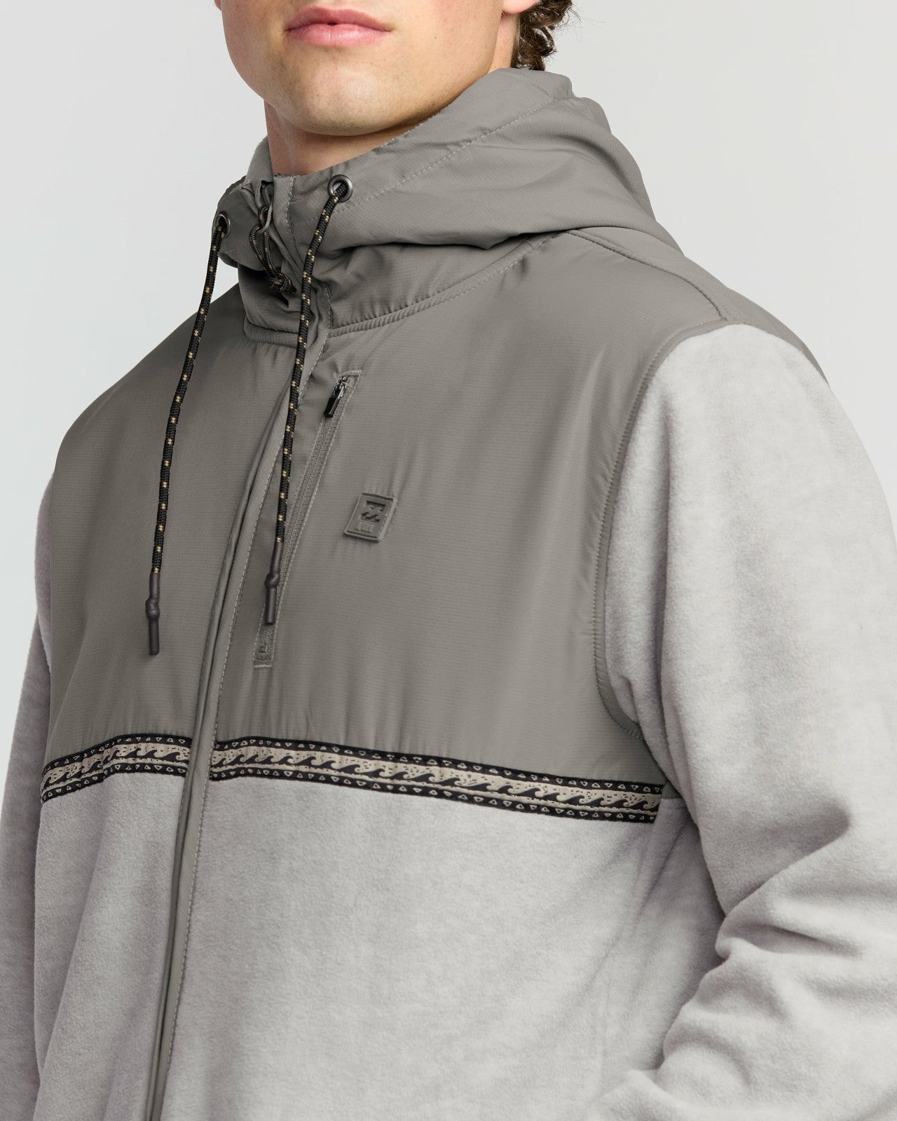 Boundary Lite Zip Sweatshirt | Gray Heather Billabong