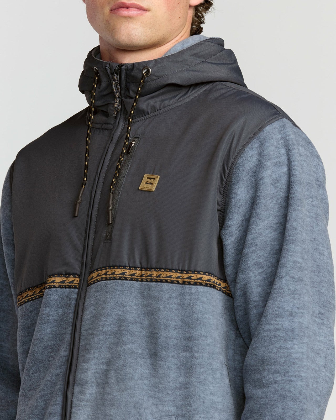 Boundary Lite Zip Sweatshirt | Steel Blue Billabong