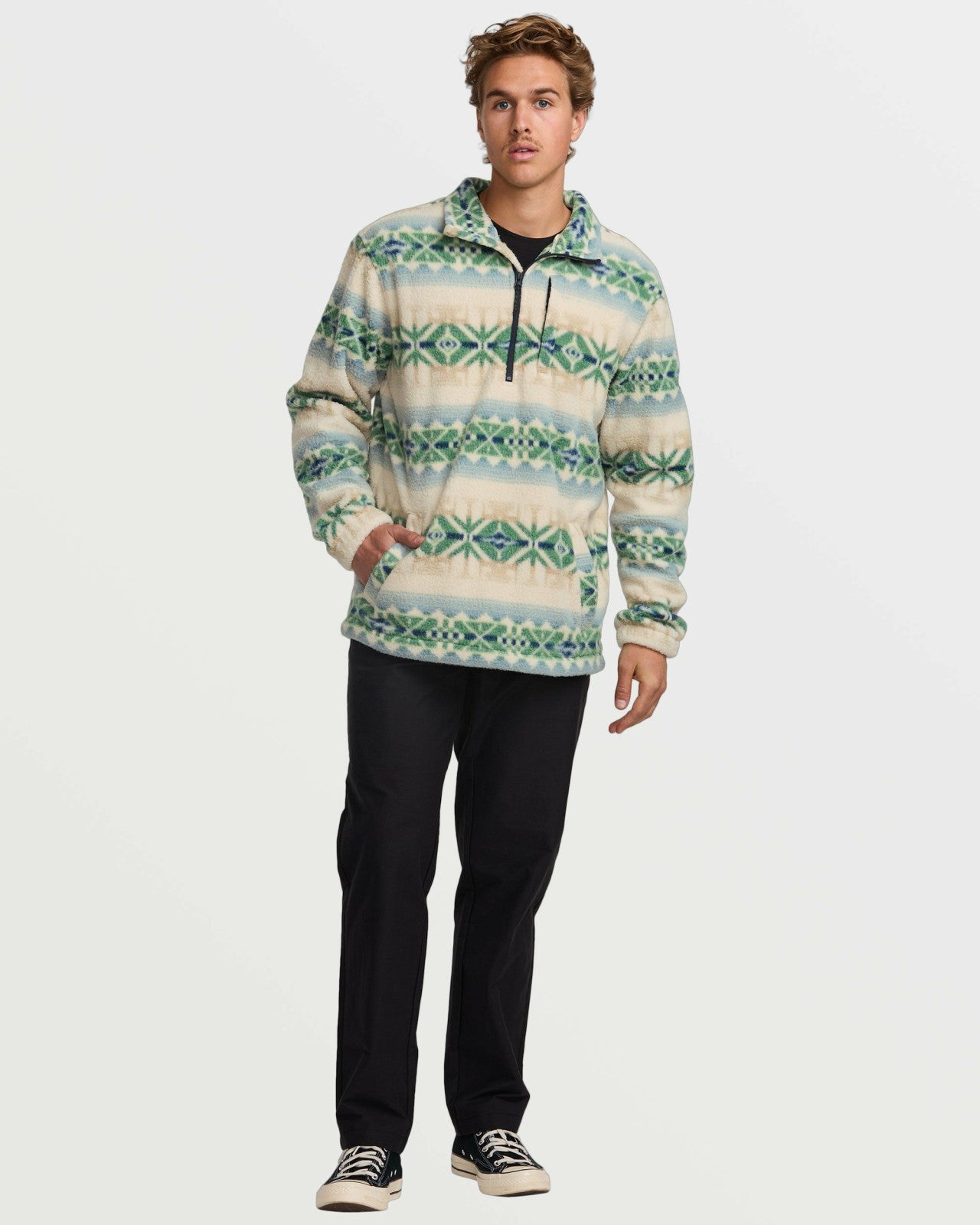 Boundary Mock Sweatshirt | Chino Billabong