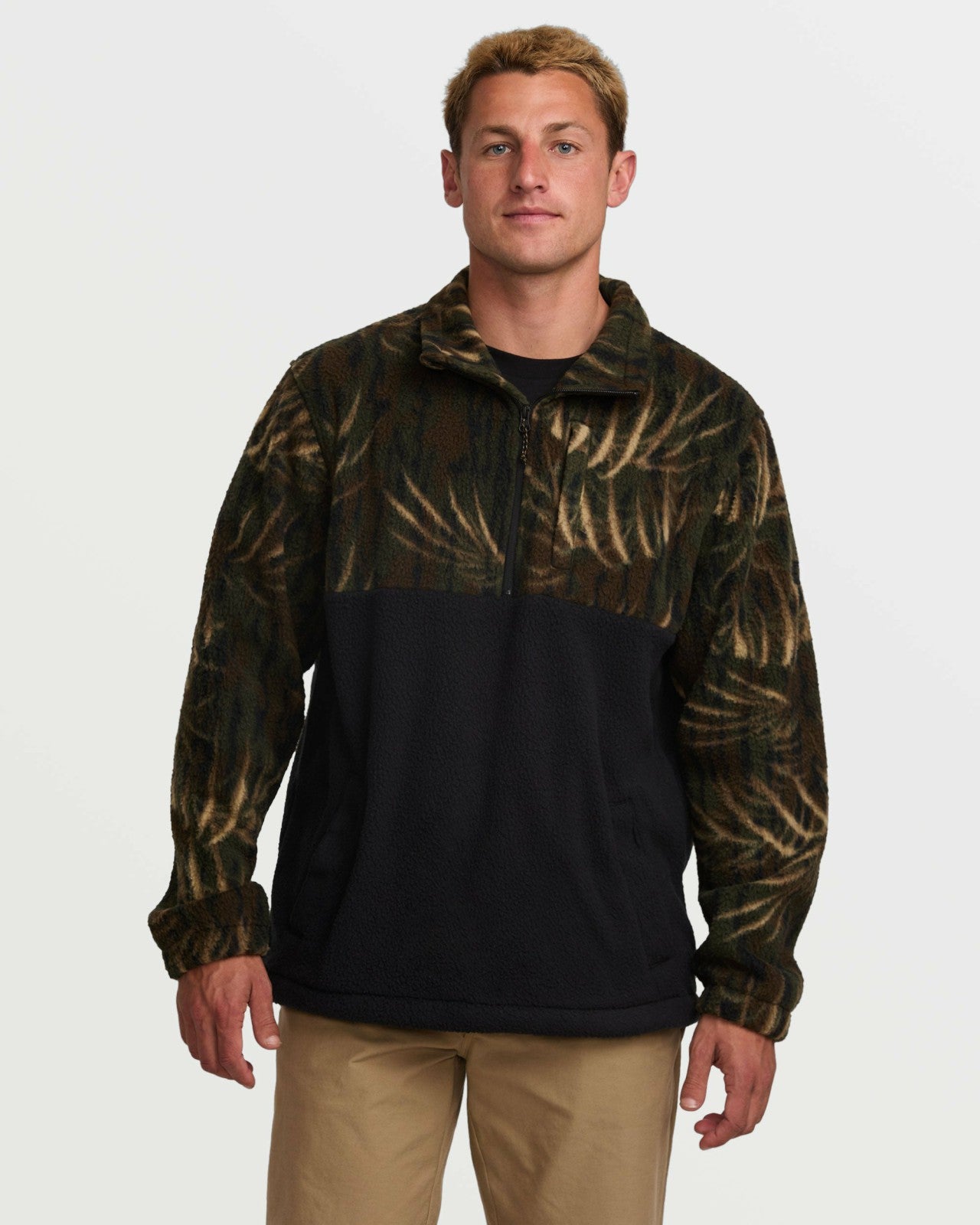Boundary Mock Sweatshirt | Camo Billabong