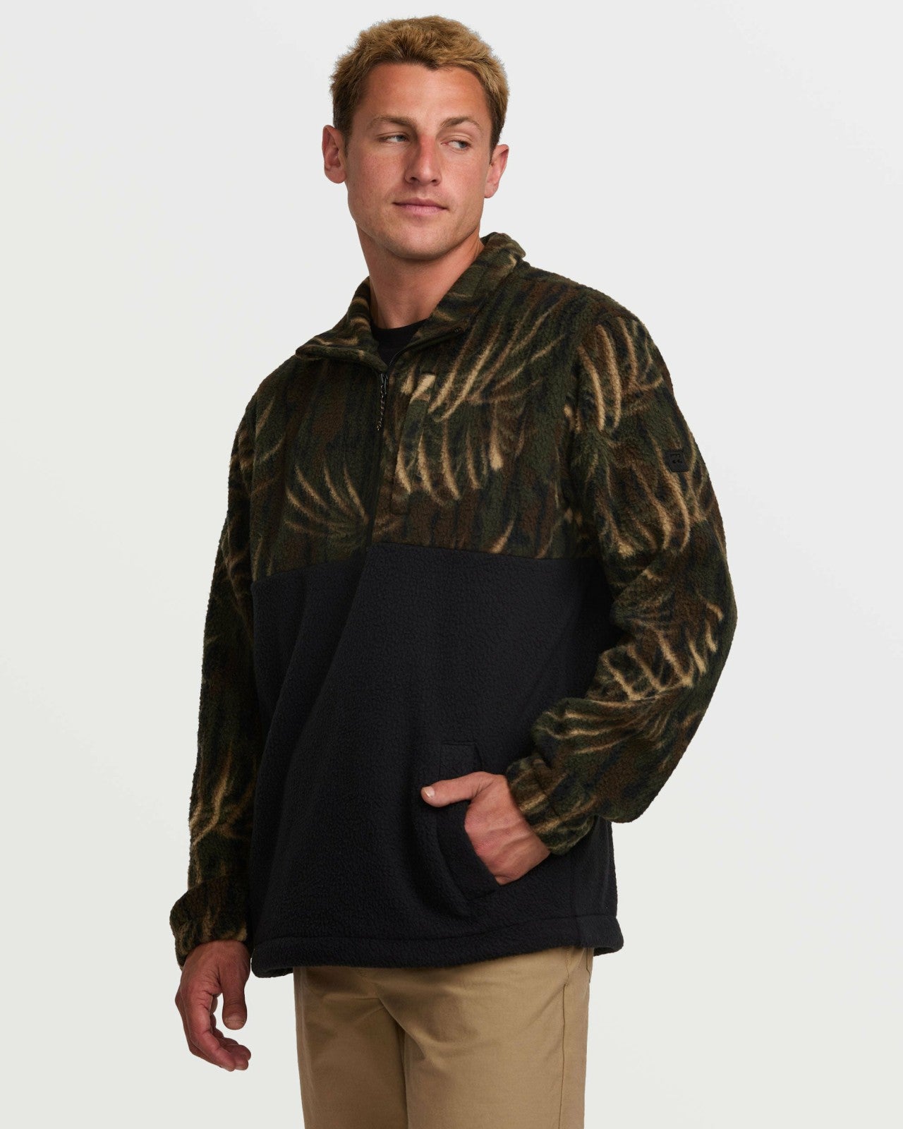 Boundary Mock Sweatshirt | Camo Billabong