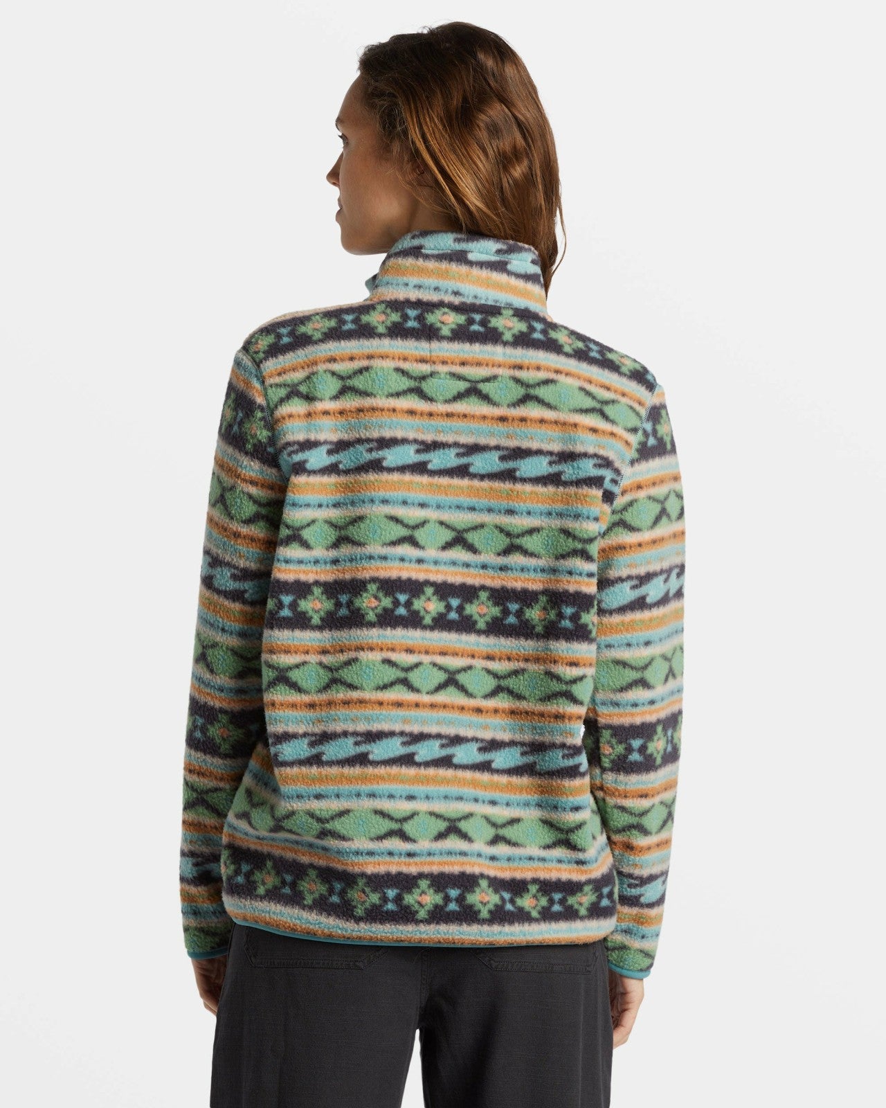 A/Div Boundary Mock 3 Half-Zip Pullover Sweatshirt | Salty Sage Billabong