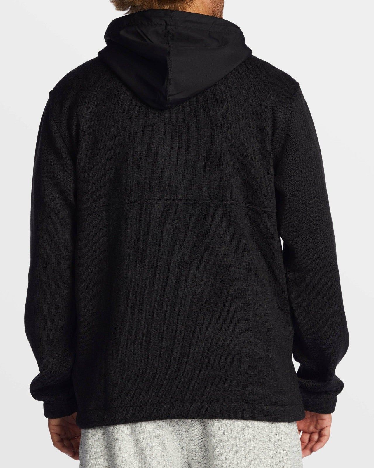 A/Div Boundary Hooded Half-Zip Pullover | Black Heather Billabong