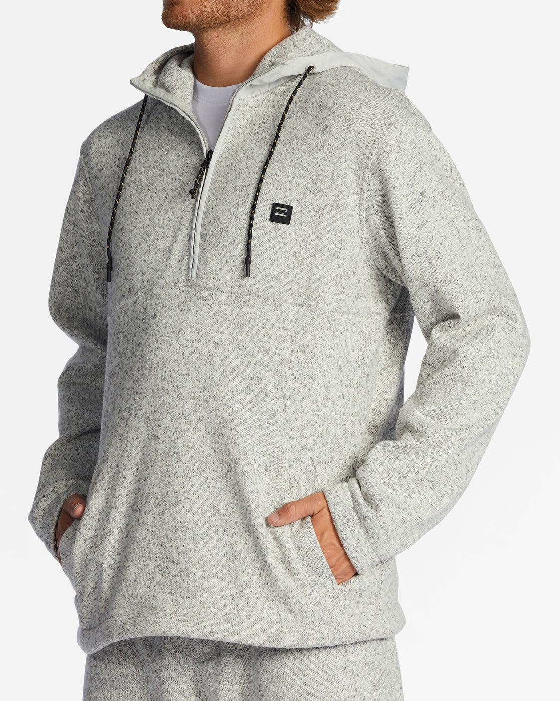 A/Div Boundary Hooded Half-Zip Pullover | Gray Heather Billabong
