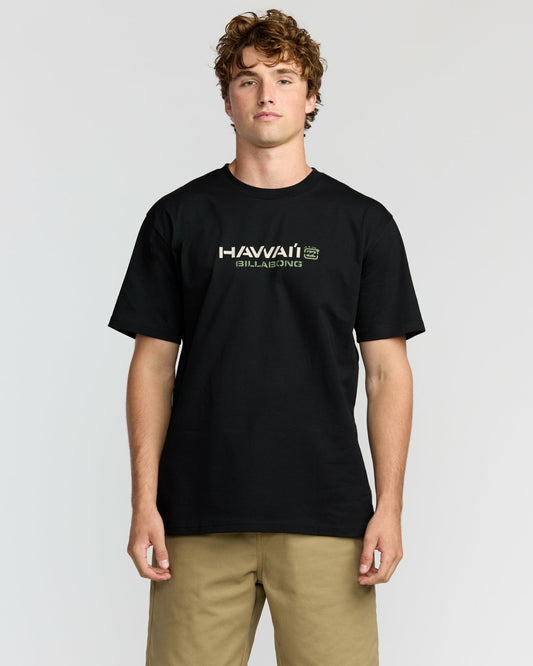 Bracket Hi Regular Short Sleeve T-Shirt | Black Billabong