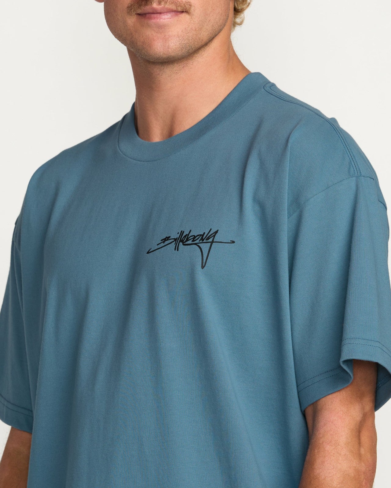 Bracket Script OG Tee | Carolina Blue Billabong