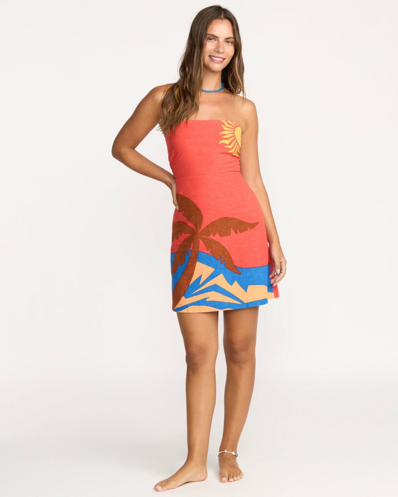 Bright Bloom Placket Dress | Hibiscus Billabong