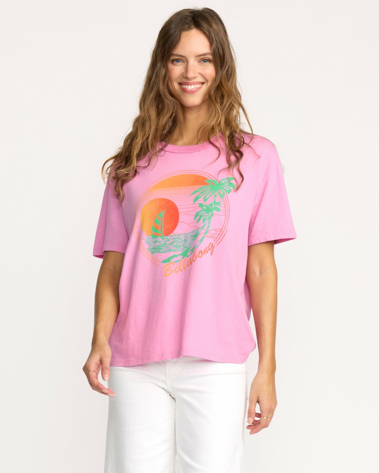 Bright New Day Tee | Bright Rose Billabong