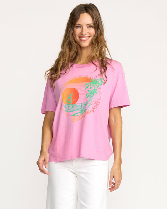 Bright New Day Tee | Bright Rose Billabong