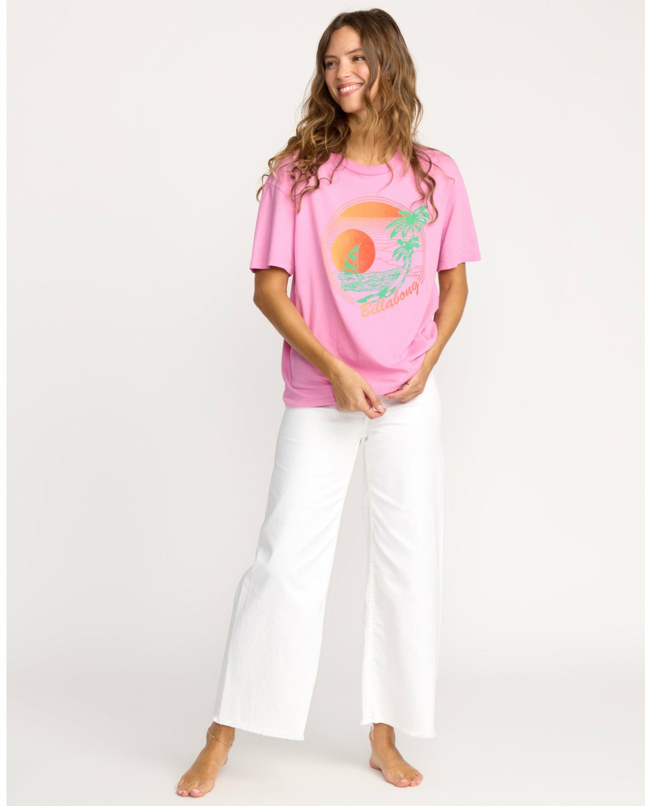Bright New Day Tee | Bright Rose Billabong
