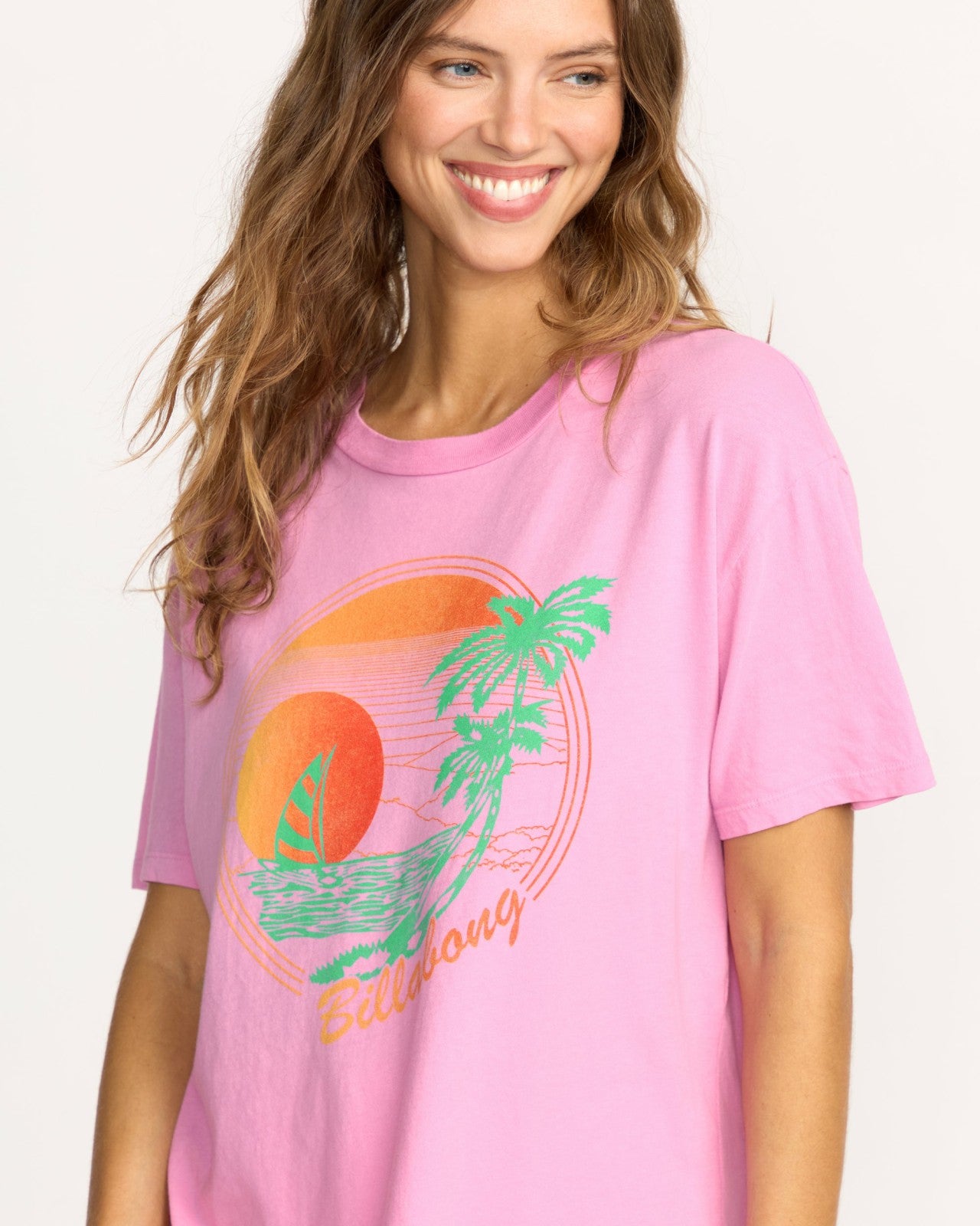 Bright New Day Tee | Bright Rose Billabong
