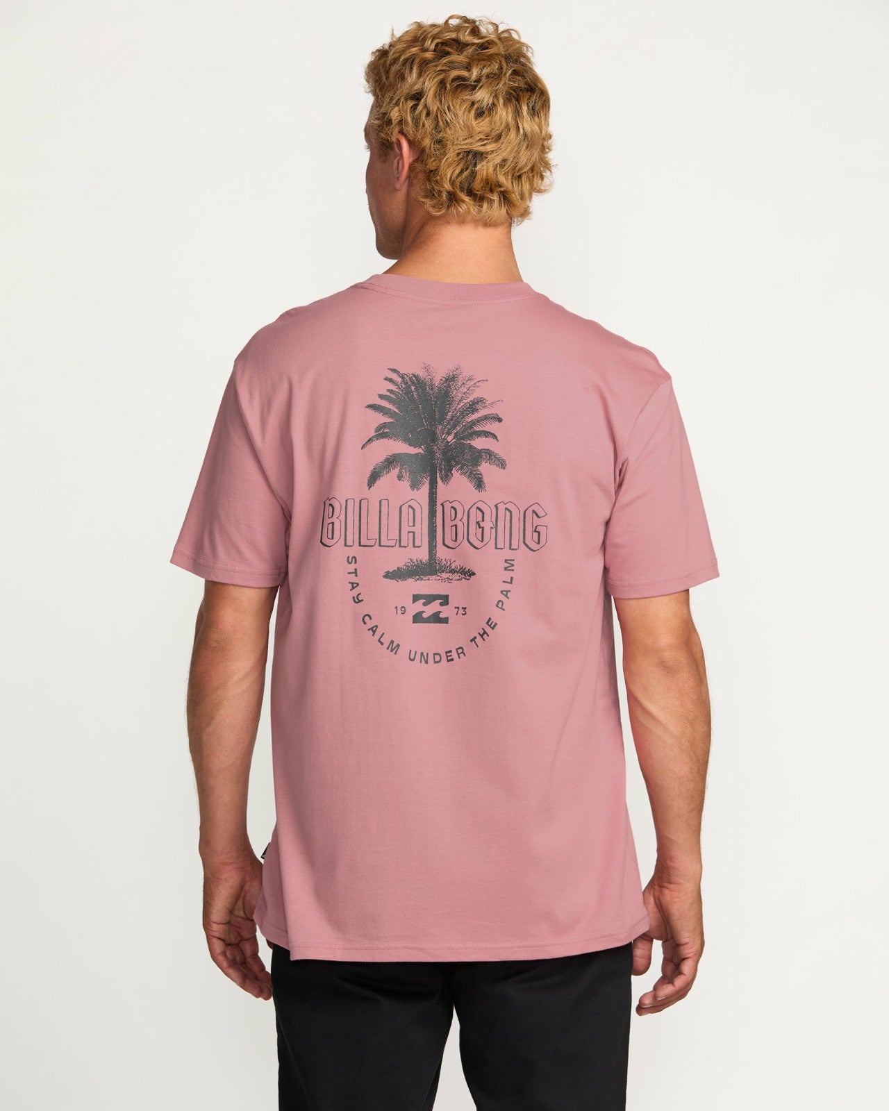 Calm Palm Premium Tee | Dusty Pink Billabong
