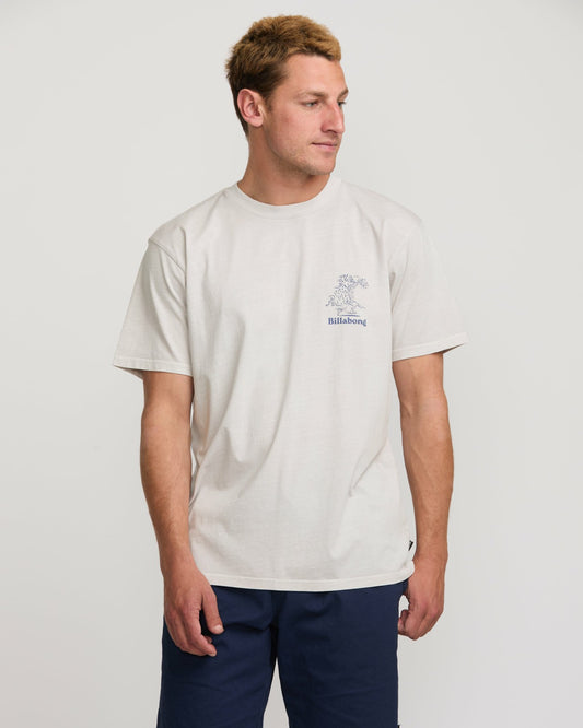 Catch One Premium Wave Wash Tee | Silver Billabong