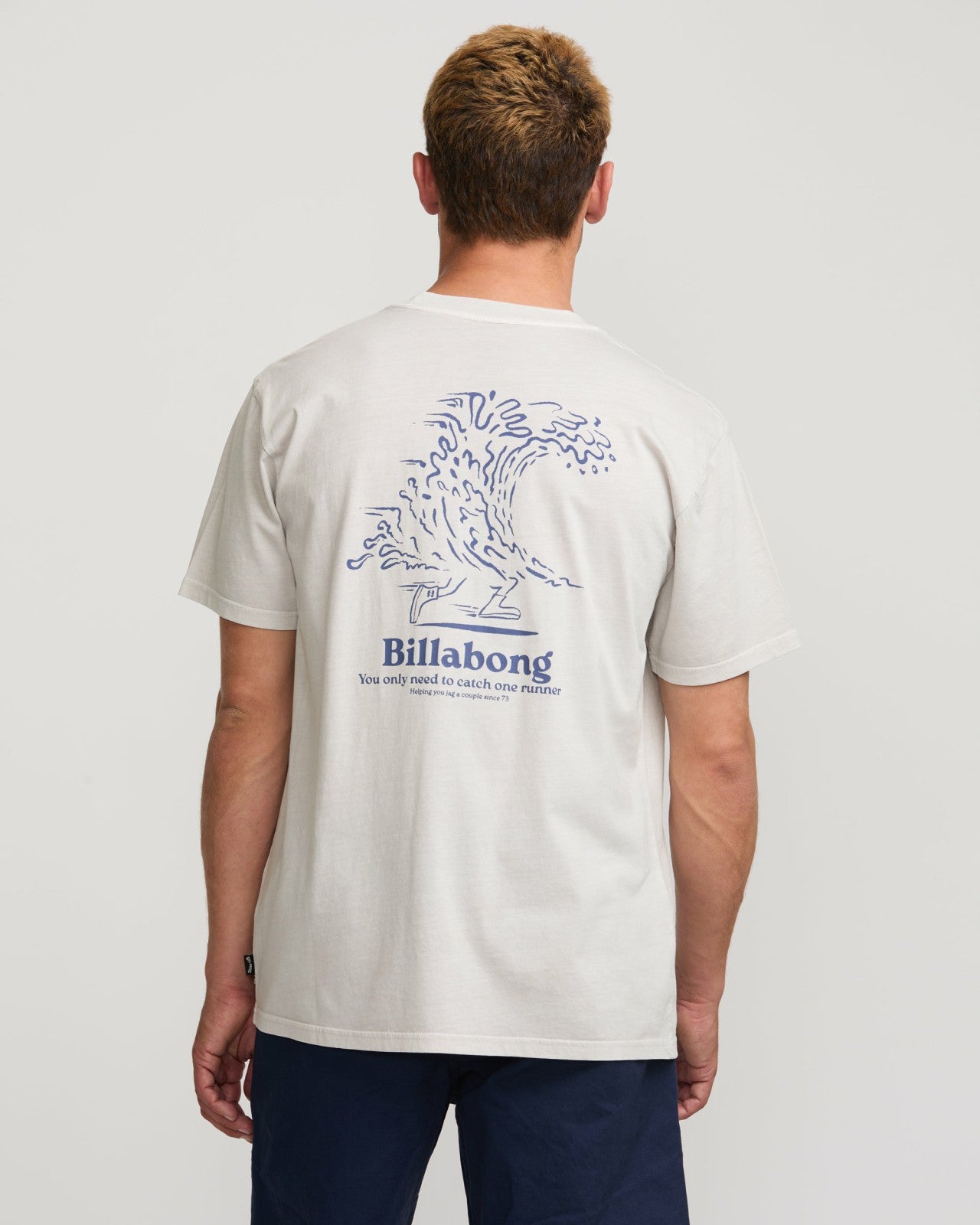 Catch One Premium Wave Wash Tee | Silver Billabong