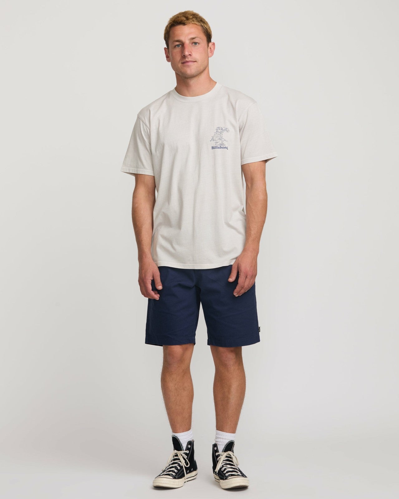 Catch One Premium Wave Wash Tee | Silver Billabong