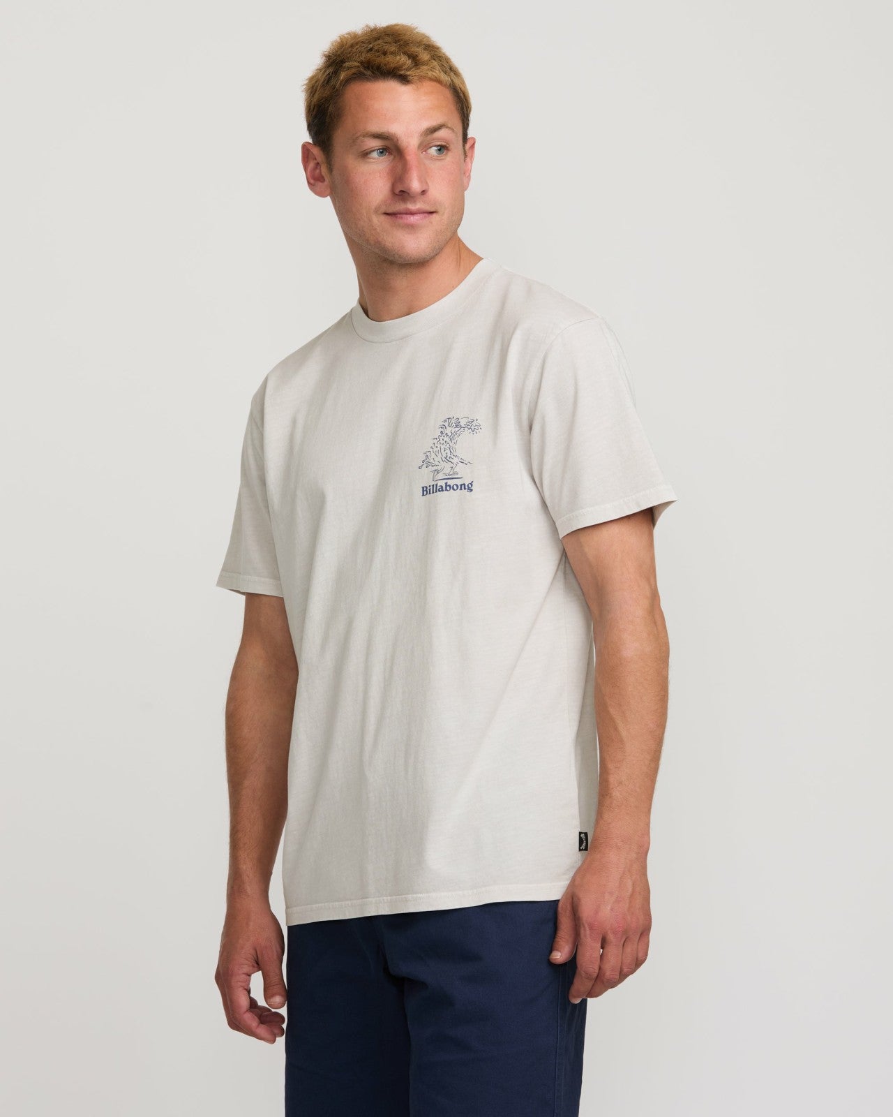 Catch One Premium Wave Wash Tee | Silver Billabong
