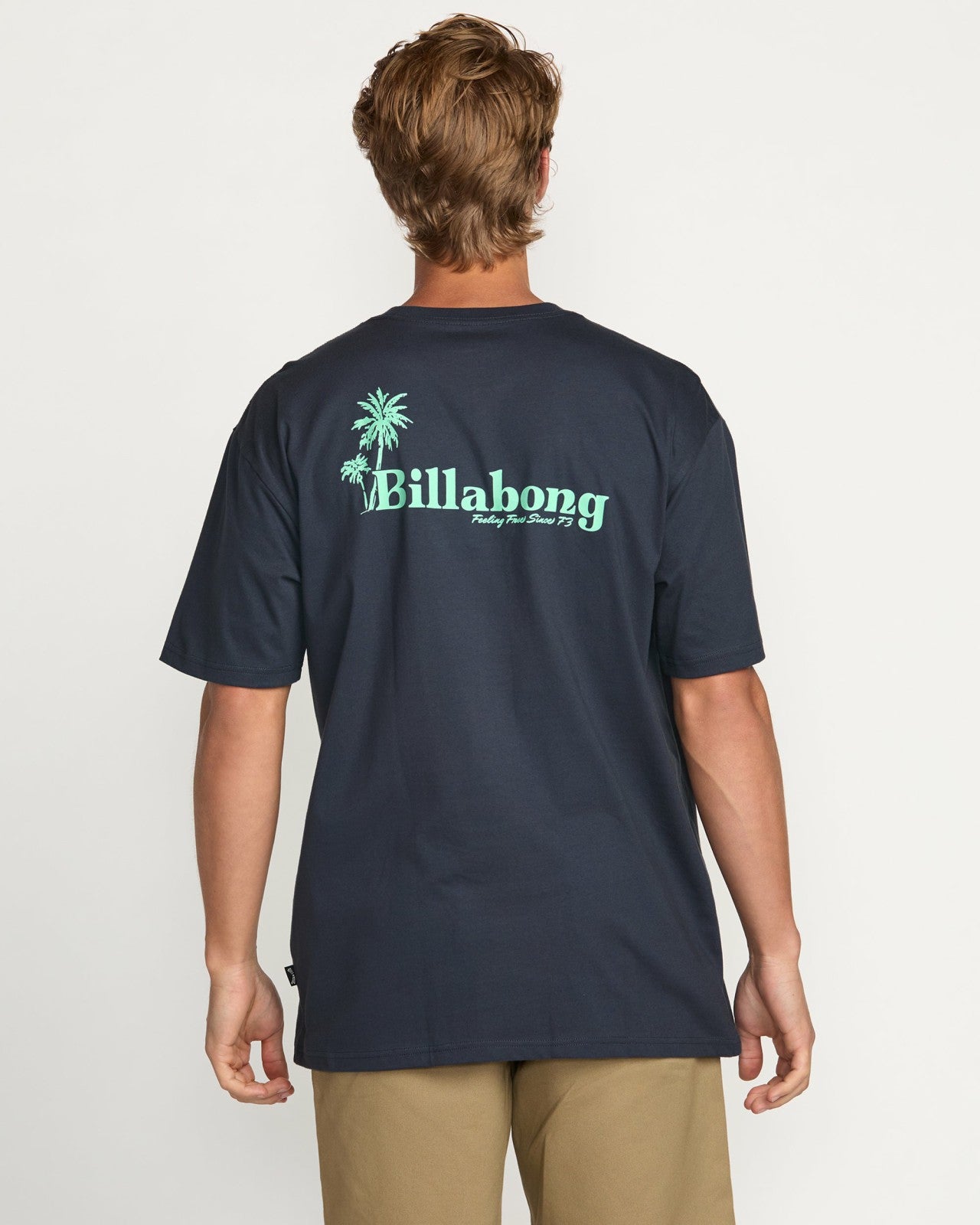 Checking In Regular Tee | Aged Indigo Billabong