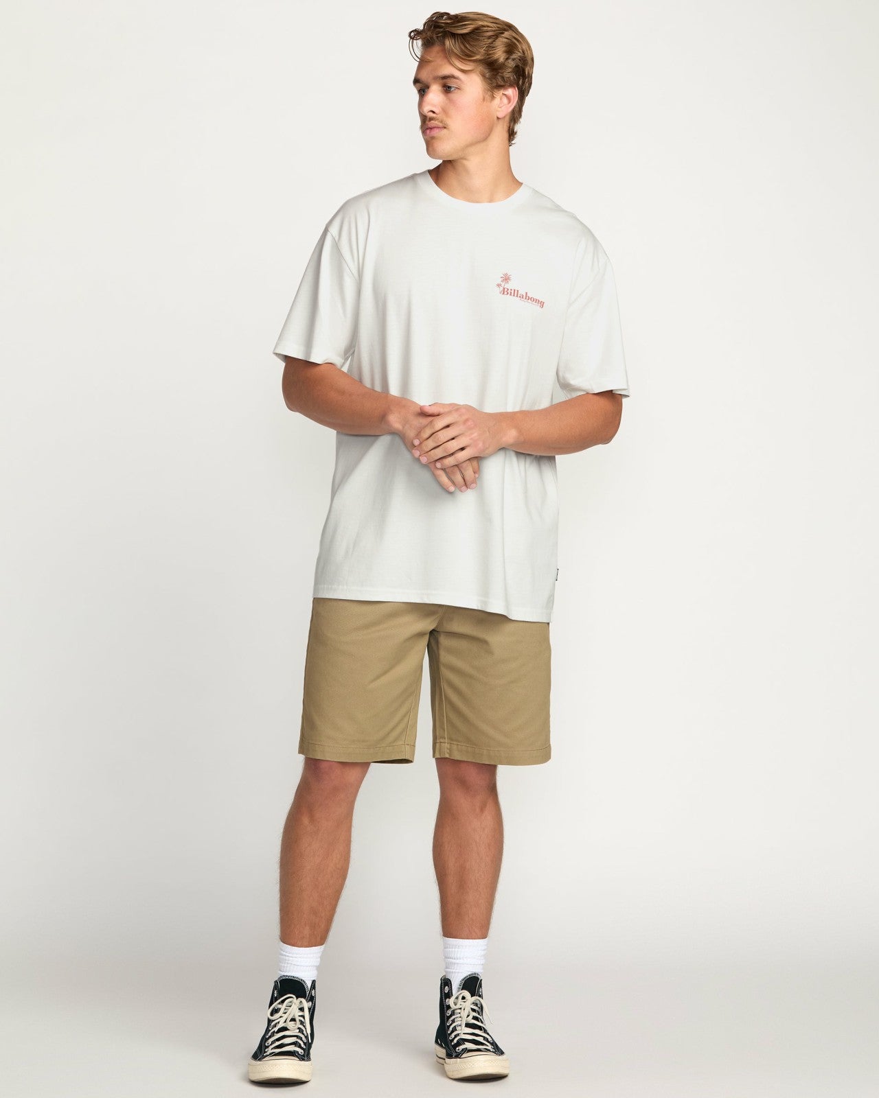 Checking In Regular Tee | Off White Billabong