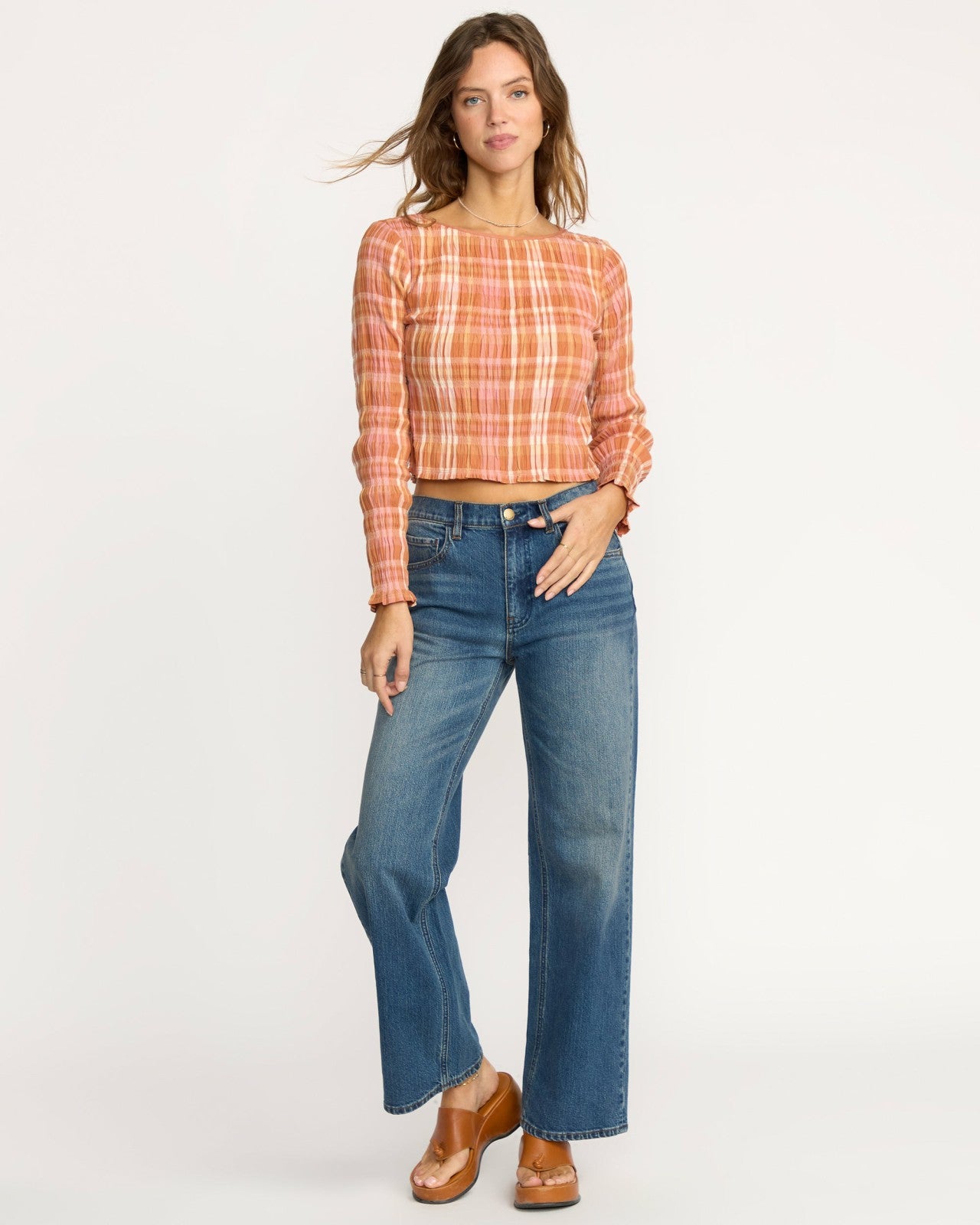 Check Me Out Long Sleeve Shirt | Sunburnt Billabong