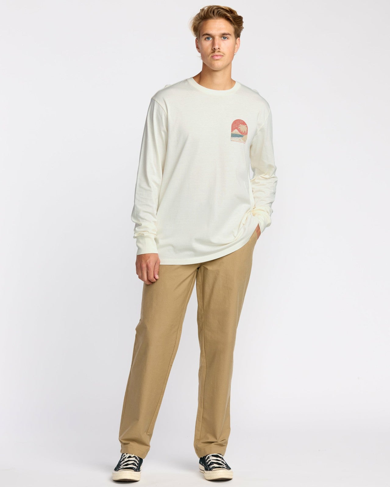 Coastal Range A/Div Long Sleeve T-Shirt | Off White Billabong