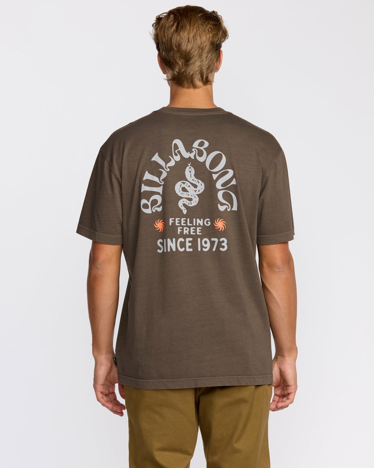 Coiled Premium Wave Wash Short Sleeve T-Shirt | Dark Brown Billabong