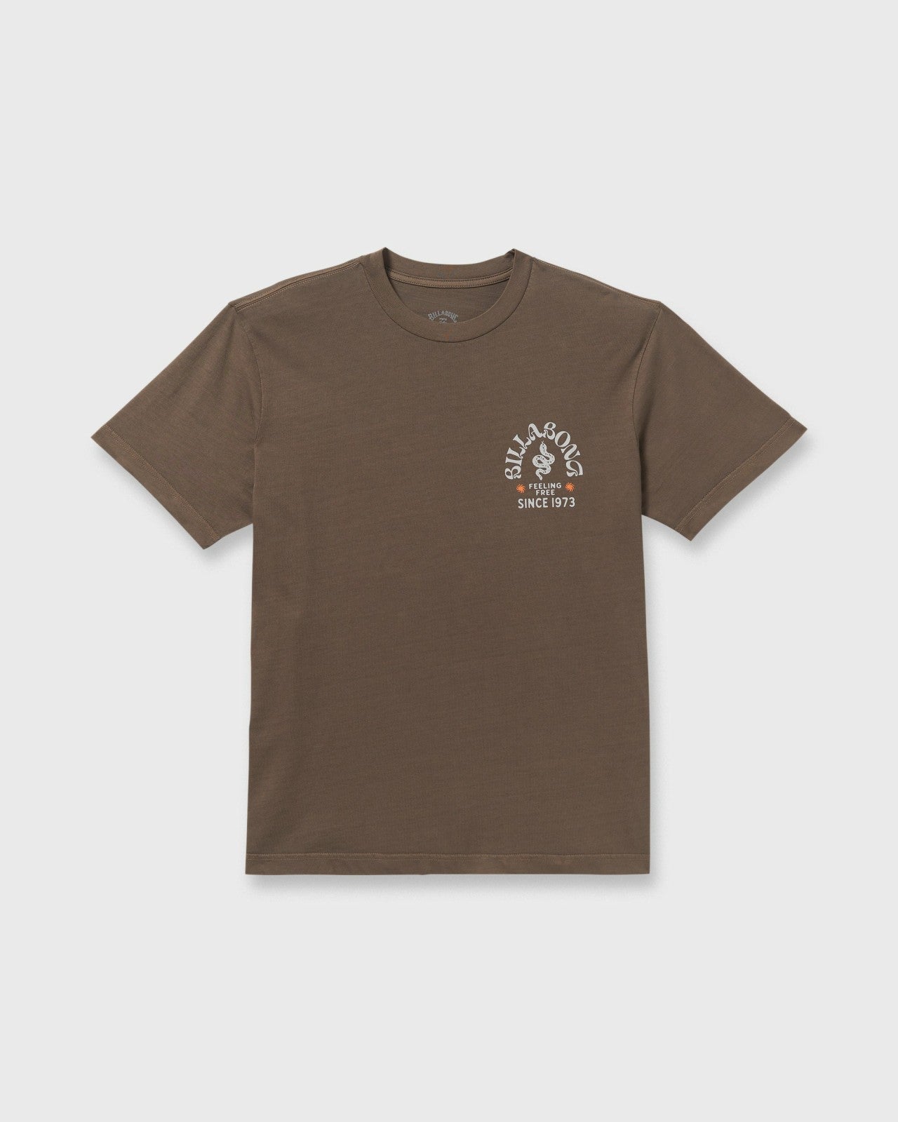 Coiled Premium Wave Wash Short Sleeve T-Shirt | Dark Brown Billabong