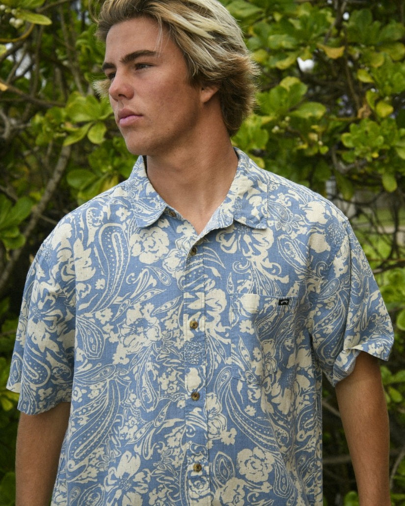 Cordoba Short Sleeve Shirt | Carolina Blue Billabong