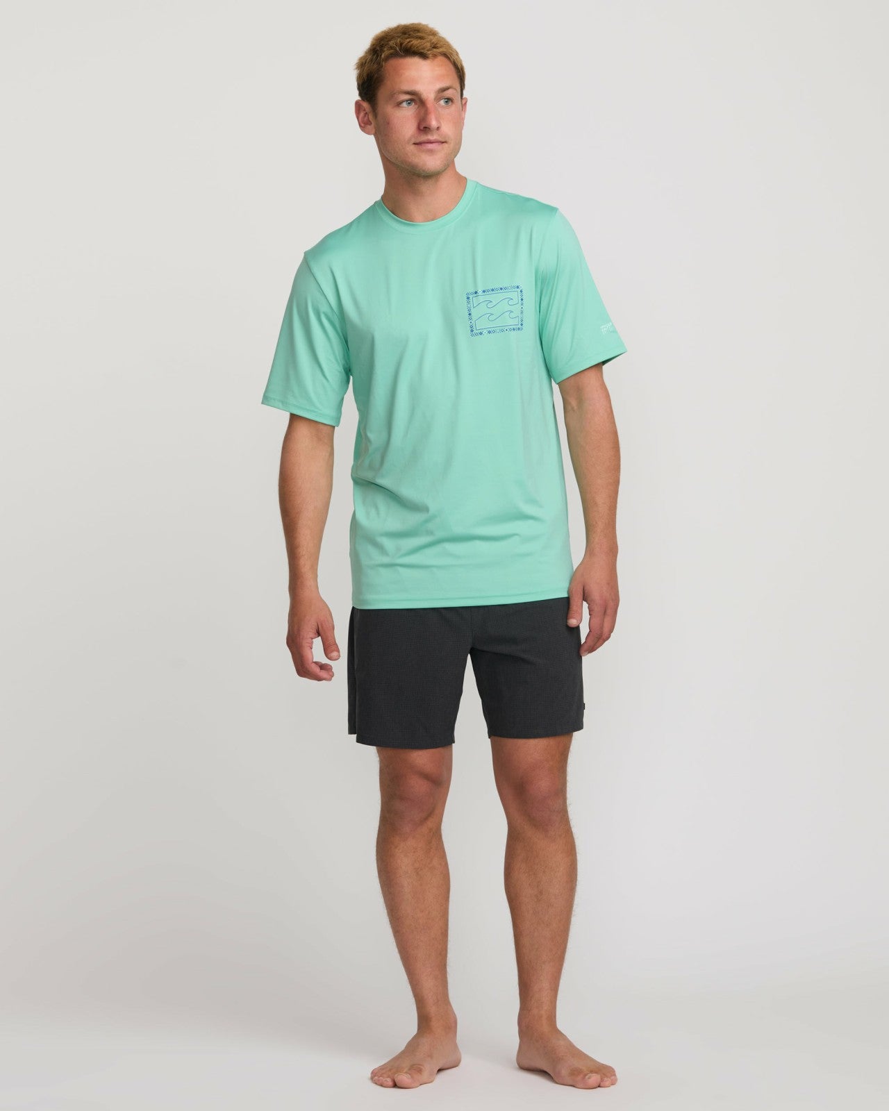 Crayon Wave Loose Fit Short Sleeve Surf Tee | Bermuda Billabong