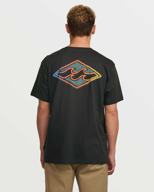 Crayon Wave Premium Tee | Dark Navy Billabong