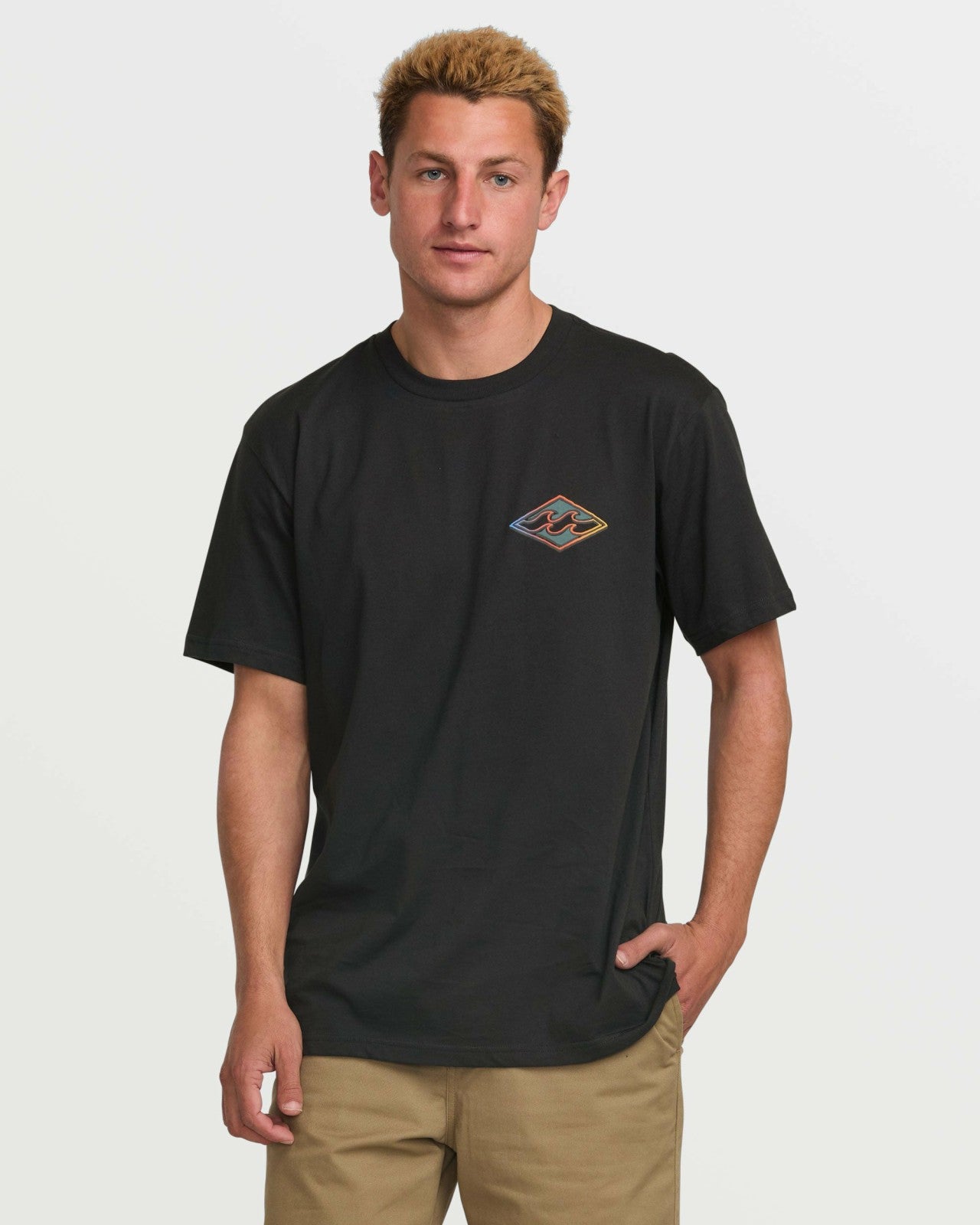 Crayon Wave Premium Tee | Dark Navy Billabong