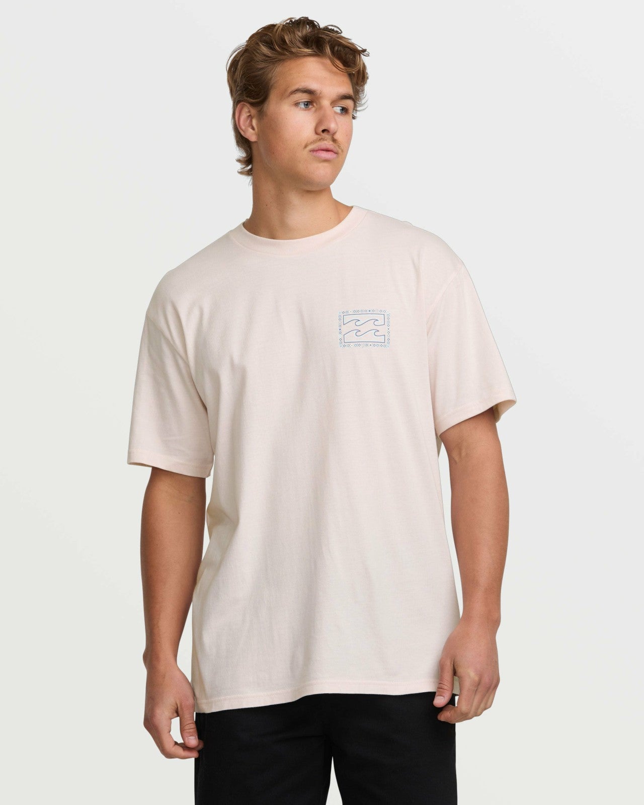 Crayon Wave Premium Tee | Light Pink Billabong