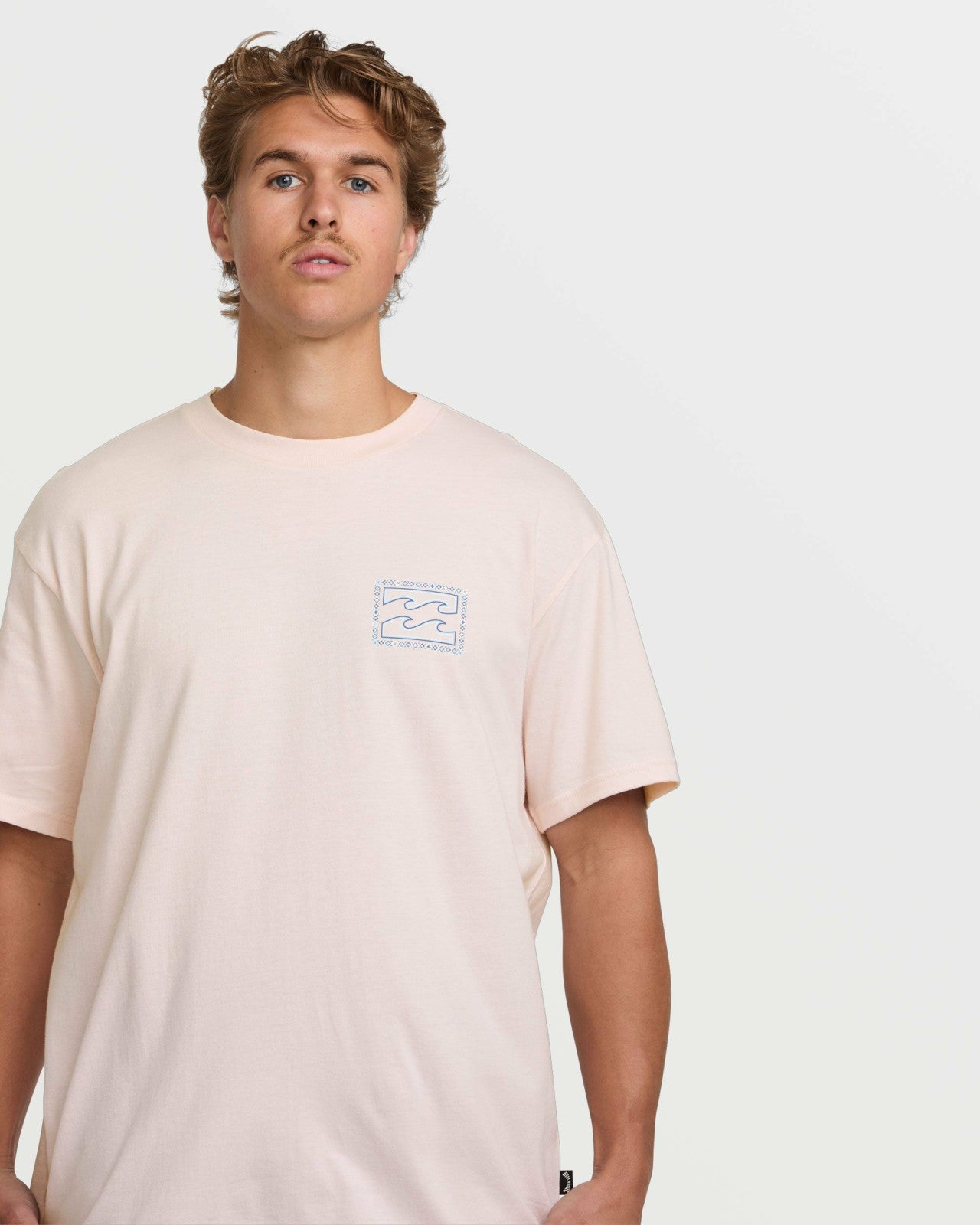 Crayon Wave Premium Tee | Light Pink Billabong