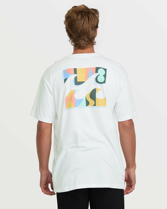Crayon Wave Premium Tee | White Billabong