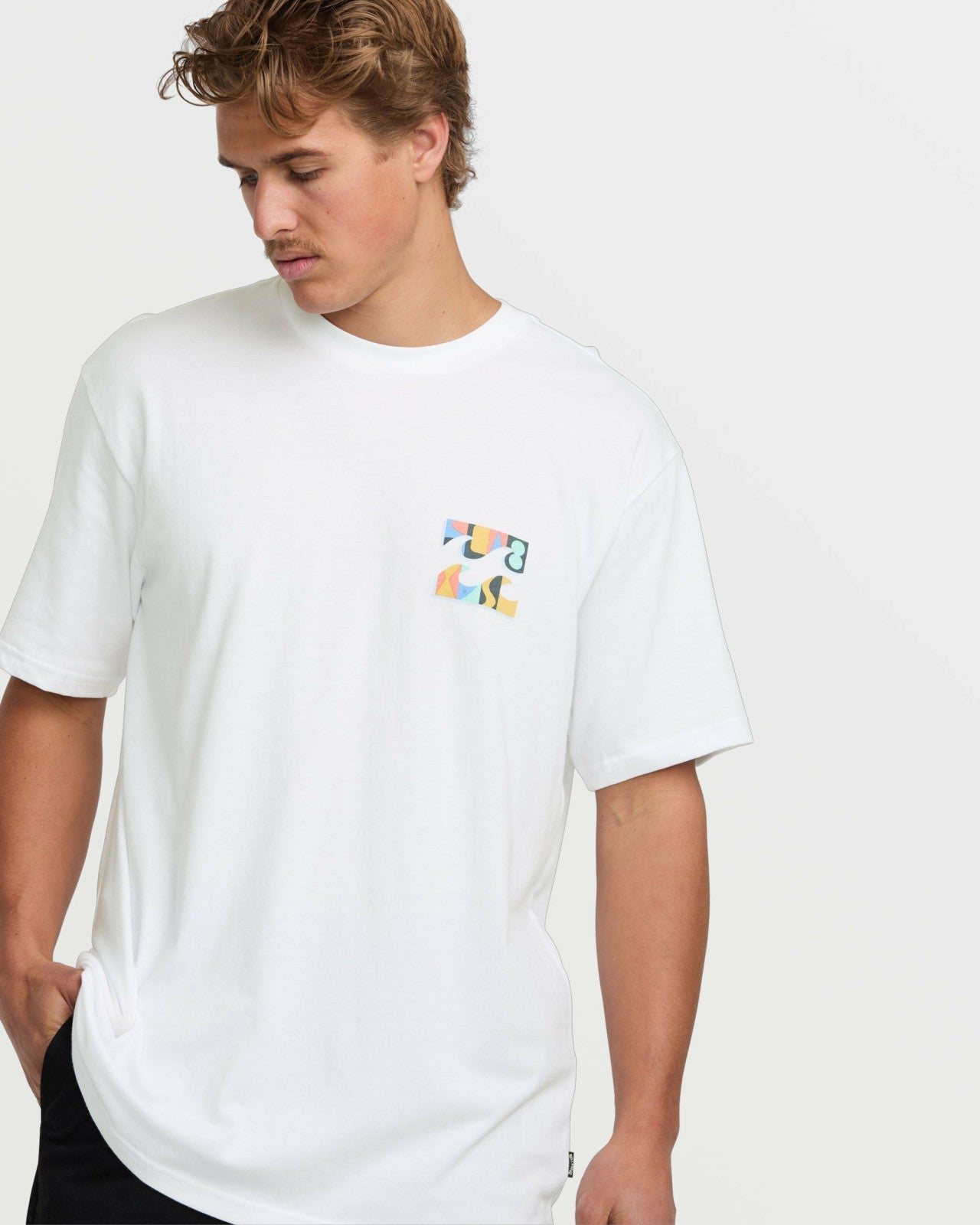 Crayon Wave Premium Tee | White Billabong