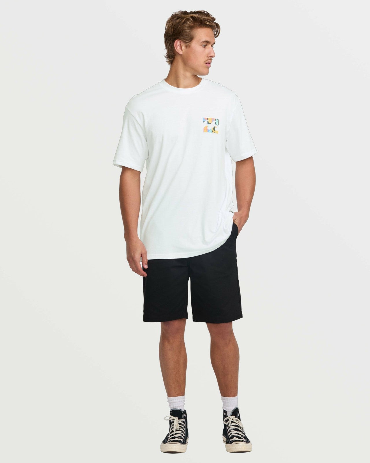 Crayon Wave Premium Tee | White Billabong
