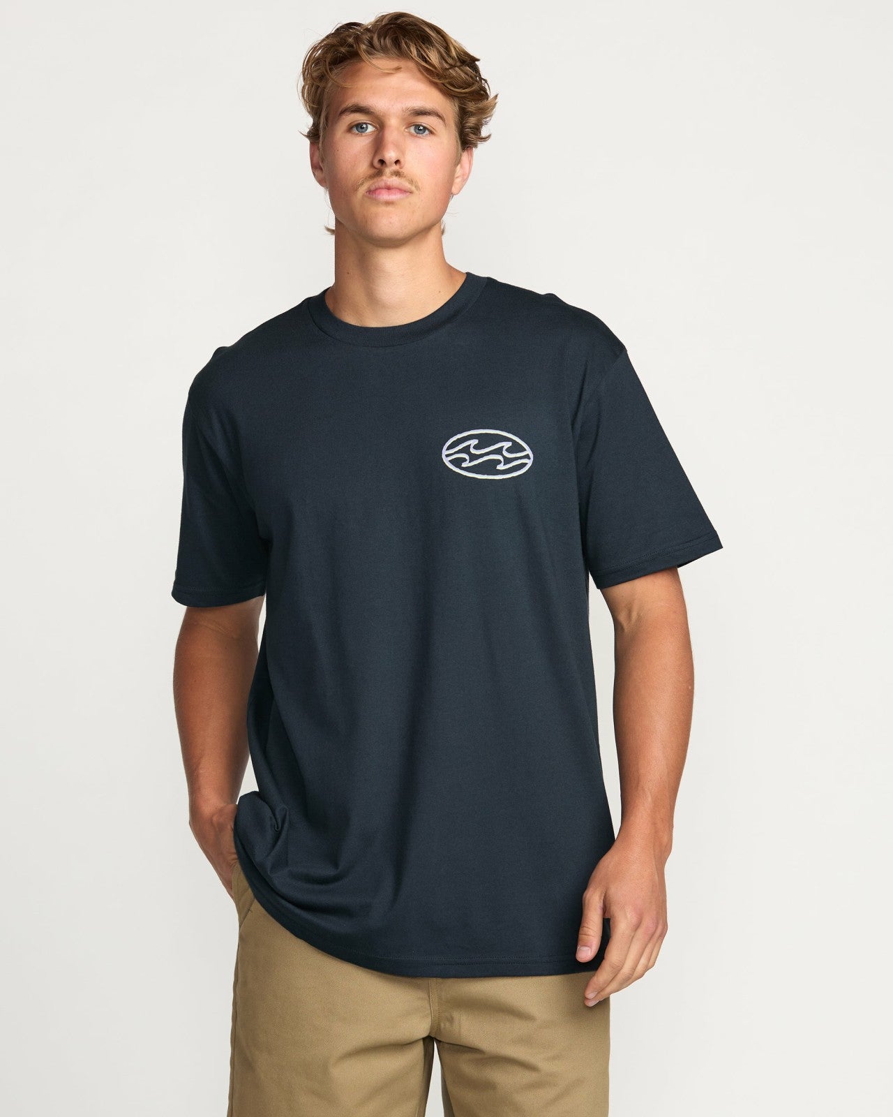 Crayon Wave Premium Tee | Navy Billabong