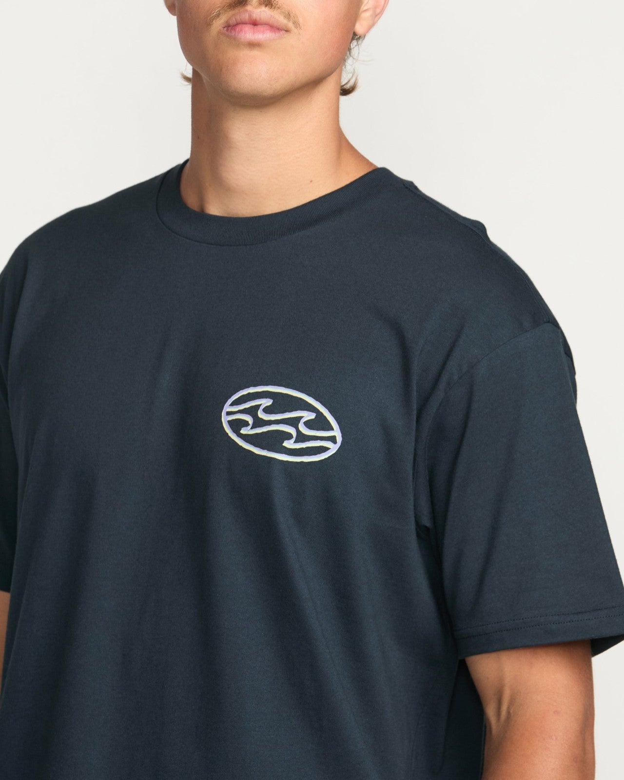 Crayon Wave Premium Tee | Navy Billabong