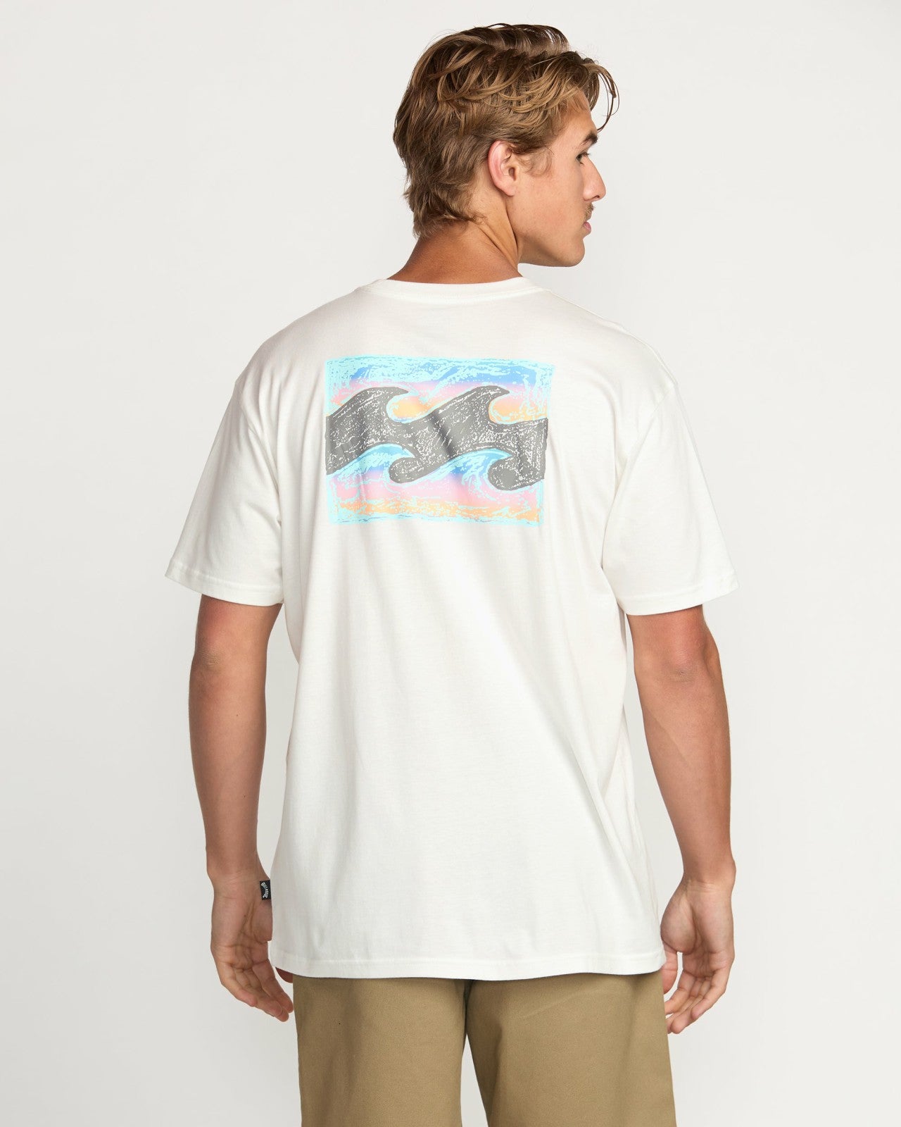 Crayon Wave Premium Tee | Off White Billabong