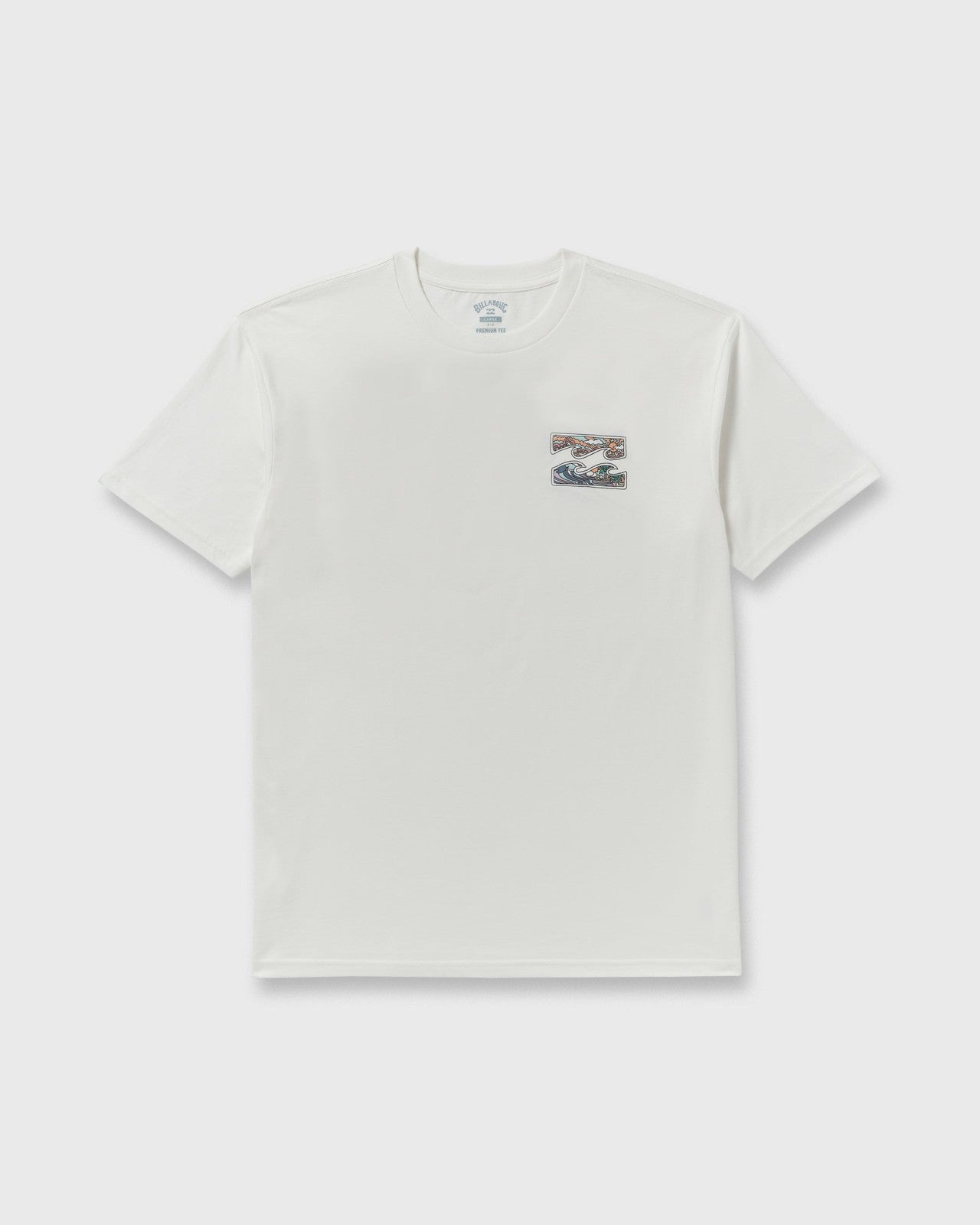 Crayon Wave Premium Short Sleeve T-Shirt | Off White Billabong